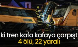 İki tren kafa kafaya çarpıştı: 4 ölü, 22 yaralı