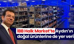 Aydın’daki Kooperatif ürünleri İBB Halk Market’te