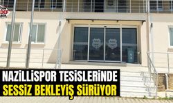 Nazillispor tesislerinde sessiz bekleyiş sürüyor