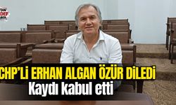 CHP'li Erhan Algan özür diledi!