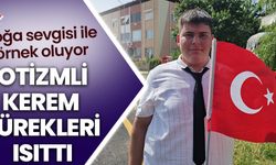 Otizmli Kerem yürekleri ısıttı