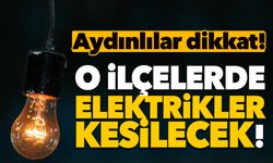 Aydın'ın 2 ilçesinde elektrikler kesilecek!: 21 Haziran 2024 Aydın'da Elektrik Kesintisi