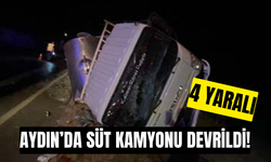 Aydın'da feci kaza! 2'si çocuk 4 yaralı!