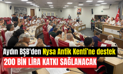 Aydın BŞB'den Nysa Antik Kenti’ne destek