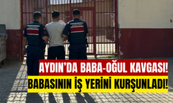 Aydın’da baba-oğul kavgası! Babasının iş yerini kurşunladı!