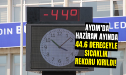 Aydın'da Haziran Ayında 44.6 Dereceyle Sıcaklık Rekoru Kırıldı!