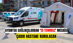 Aydın'da sağlıkçılardan '15 Temmuz' mesaisi