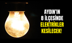 Aydın’ın 8 İlçesinde Elektrikler Kesilecek! 6 Temmuz 2024 Aydın'da Elektrik Kesintisi