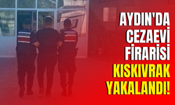 Aydın'da cezaevi firarisi jandarmadan kaçamadı
