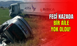 Feci kazada bir aile yok oldu!