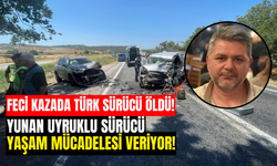 Feci kazada Türk sürücü öldü!