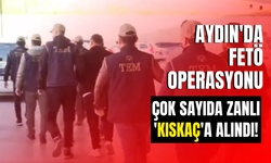 Aydın'da FETÖ operasyonu! Çok sayıda zanlı 'Kıskaç'a alındı!