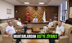 Muhtarlardan DSİ’ye Ziyaret