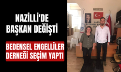 Nazilli'de başkan değişti