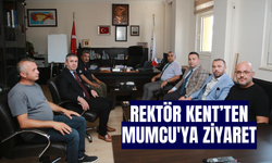 Rektör Kent’ten Mumcu'ya ziyaret