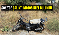 Söke’de çalıntı motosiklet bulundu