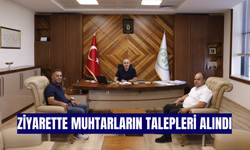 Ziyarette muhtarların talepleri alındı