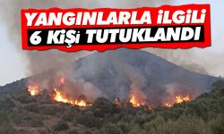 Yangınlarla ilgili 6 kişi tutuklandı