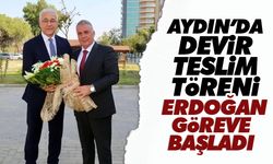 Aydın'da devir teslim töreni