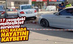 17 yaşındaki motosiklet sürücüsü feci kazada hayatını kaybetti