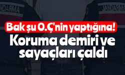 Bak şu O.Ç'nin yaptığına! Koruma demiri ve sayaçları çaldı