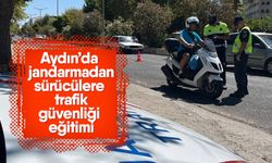 Aydın’da jandarmadan sürücülere trafik güvenliği eğitimi