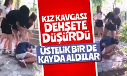 Kız kavgası dehşete düşürdü