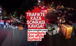 Trafikte kaza sonrası kavga!