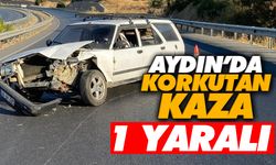 Aydın’da korkutan kaza: 1 yaralı