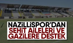 Nazillispor'dan şehit aileleri ve gazilere destek