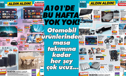 A101'de bu hafta yok yok! Otomobil ürünlerinden masa takımına kadar her şey çok ucuz...