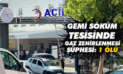 Gemi söküm tesisinde gaz zehirlenmesi şüphesi: 1 ölü