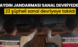 Aydın jandarması sanal devriyede