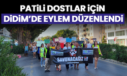 Patili dostlar için Didim’de eylem düzenlendi