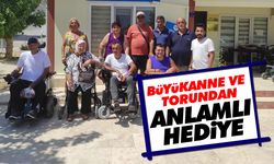 Büyükanne ve torundan anlamlı hediye