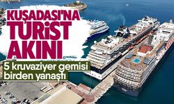 Kuşadası'na turist akını