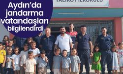 Aydın’da jandarma vatandaşları bilgilendirdi