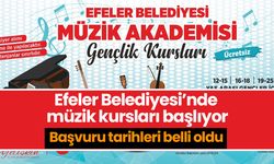 Efeler Belediyesi’nde müzik kursları başlıyor! Başvuru tarihleri belli oldu