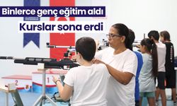 Binlerce genç eğitim aldı! Kurslar sona erdi