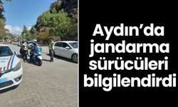 Aydın’da jandarma sürücüleri bilgilendirdi