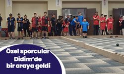 Özel sporcular Didim’de bir araya geldi