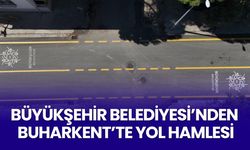 Büyükşehir Belediyesi’nden Buharkent’te yol hamlesi