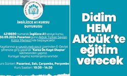 Didim HEM Akbük’te eğitim verecek