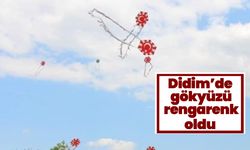 Didim’de gökyüzü rengarenk oldu