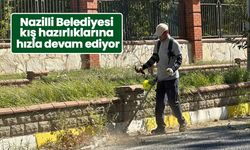 Nazilli Belediyesi kış hazırlıklarına hızla devam ediyor