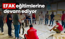 EFAK eğitimlerine devam ediyor