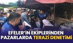 Efeler’in ekiplerinden pazarlarda terazi denetimi