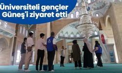 Üniversiteli gençler Güneş'i ziyaret etti