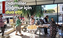 Didimliler yağmur için dua etti