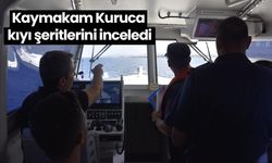 Kaymakam Kuruca kıyı şeritlerini inceledi